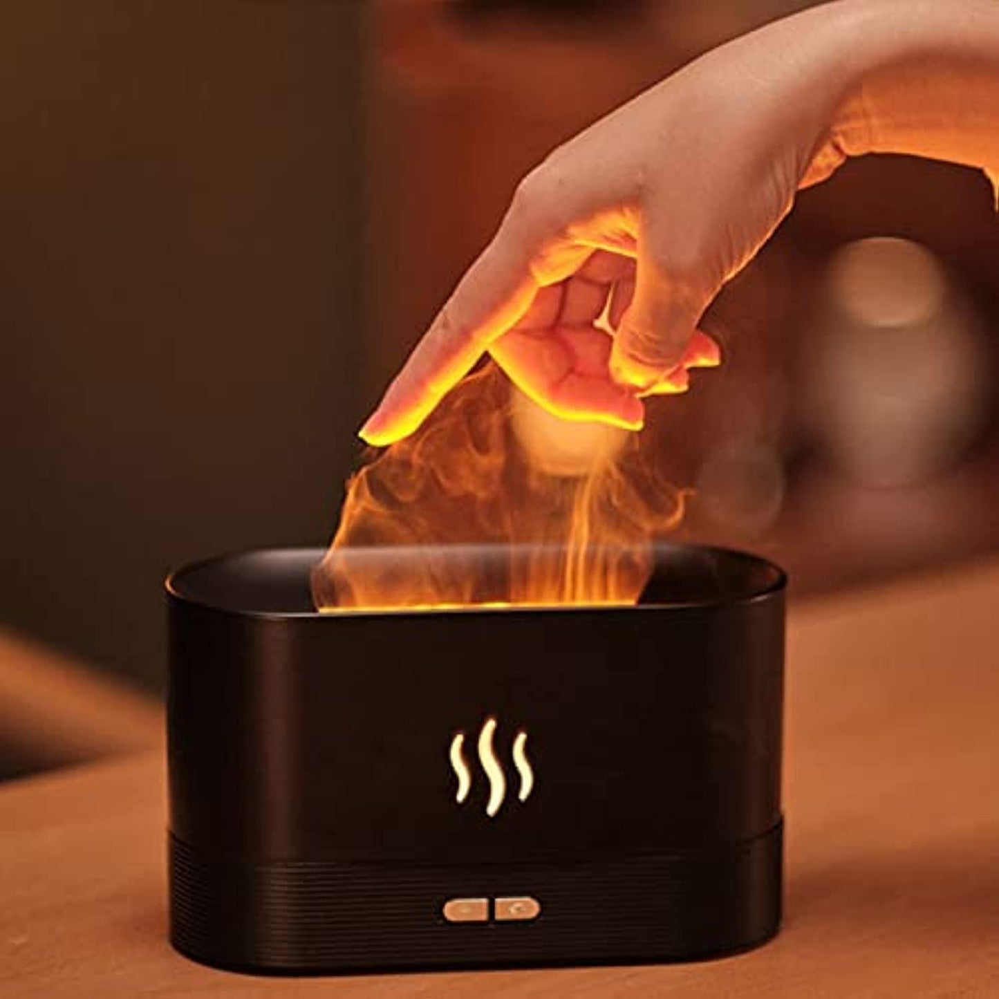 Aroma Diffuser LED Ultrasonic Flame Humidifier